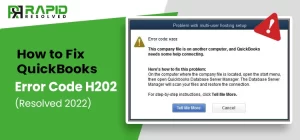 QuickBooks Error Code H202